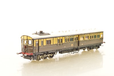 Lot 544 - Mallard Models 00 Gauge GWR gloss brown and cream kitbuilt 57' Steam Railmotor.