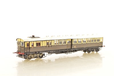 Lot 545 - Mallard Models 00 Gauge GWR gloss brown and cream kitbuilt 70' Steam Railmotor.