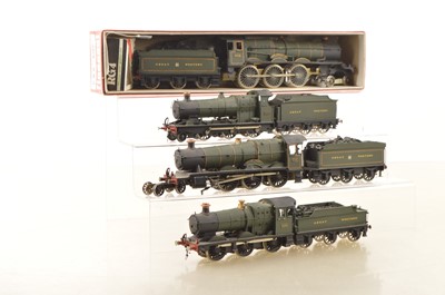 Lot 561 - Kitbuilt and modified EM Gauge GWR green Locomotives and Tenders