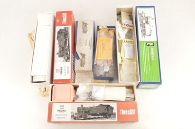 Lot 566 - Will's Finecast M&L and Cotswold 00 Gauge unmade GWR Locomotive and Tender Kits (4)