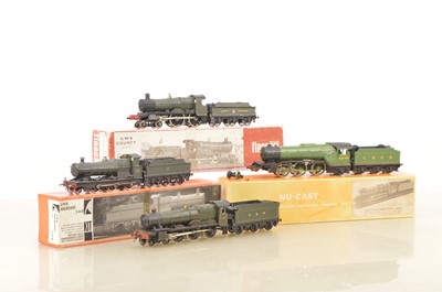 Lot 574 - Nu-Cast K's and Will's Finecast 00 Gauge kitbuilt GWR and LNER Locomotives and Tenders (3)