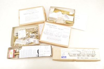 Lot 575 - Albion Models and Mallard Models 00 Gauge unmade GWR Locomotive Kits (3)