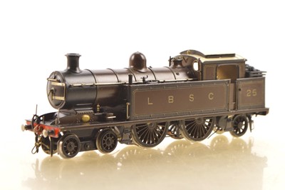 Lot 582 - A well made kitbuilt 00 Gauge LBSC brown Class I3 4-4-2 Marsh Tank No25