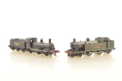 Lot 586 - Pair of Kitbuilt 00 Gauge SR Adams Tender and Tank Steam Locomotives (3, including tender)