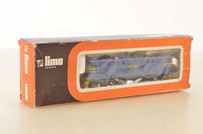 Lot 607 - Lima South African HO Gauge 8056 SAR blue Train  twin pantograph Electric Locomotive