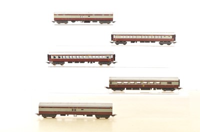 Lot 611 - Lima South African HO Gauge unboxed SAR Trans Karoo maroon and grey Passenger Coaches (6)