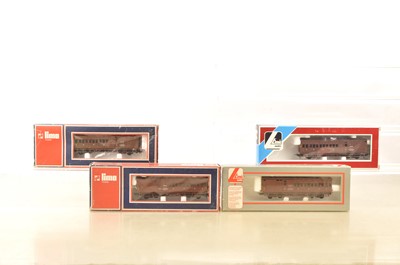 Lot 615 - Lima South African four boxed HO Gauge 309343 SAR maroon Passenger Guards short bogies Coaches (4)