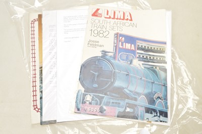 Lot 628 - Lima South African HO Gauge Train Sets Catalogue and International Catalogue and other items