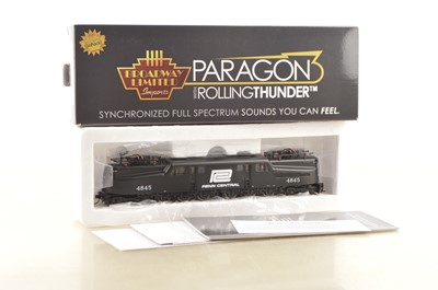 Lot 678 - Broadway Limited Imports Paragon Series 3 Rolling Thunder American HO Gauge Pennsylvania Rail Road Electric Locomotive With Tender