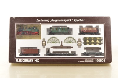 Lot 691 - Fleischmann HO Gauge German Colliery Train.