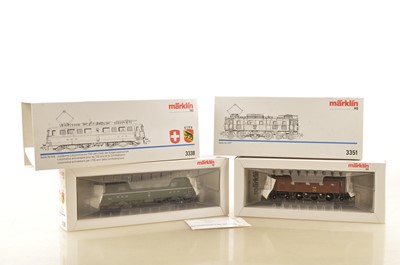 Lot 704 - Marklin HO Gauge Swiss Electric Locomotives