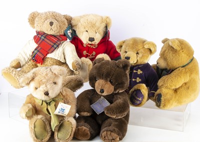 Lot 336 - Ten Harrods Teddy Bears