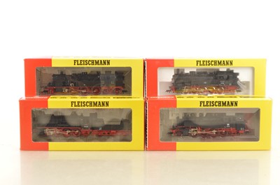 Lot 717 - Fleischmann German HO Gauge Steam Locomotives