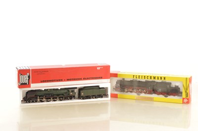 Lot 718 - Fleischmann German and Jouef French  HO Gauge Steam Locomotives, with Tenders