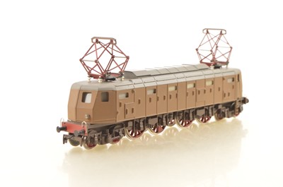 Lot 734 - Rivarossi Factory Heavy Brass Unpowered Italian HO Gauge Electric Locomotive Proving Model