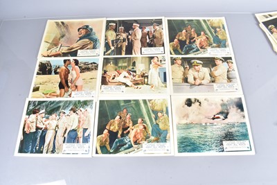 Lot 329 - Away All Boats Lobby Cards / Front of House Stills