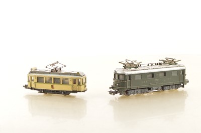 Lot 785 - Marklin and Hamo HO Gauge Electric Locomotive and Tram