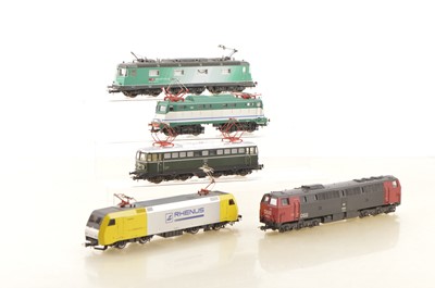 Lot 788 - Lima HO Gauge Continental Electric and Diesel Locomotives