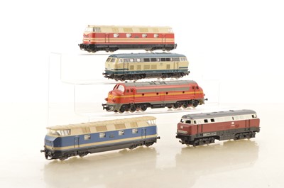 Lot 791 - Continental HO Gauge Diesel Locomotives