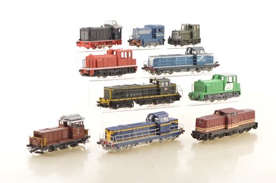 Lot 793 - Continental HO Gauge Diesel Shunting Locomotives (10)