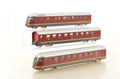 Lot 795 - Trix HO Gauge Diesel German Three Car Train