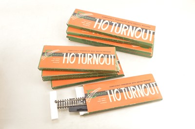 Lot 824 - 1960s HO Gauge Boxed Turnout Track Sections by Casadio Bologna (9)