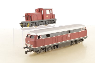 Lot 843 - Two Rivarossi 0 gauge powered semi-detailed German (DB) Diesel Locomotives (2)