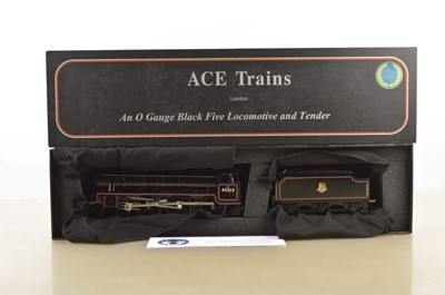 Lot 862 - Ace Trains 0 Gauge Modern issue E/19 4-6-0Loc & Tender BR Black Class 5MT