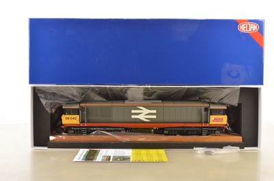 Lot 875 - Heljan 0 Gauge modern issue Ref 5850 Tower Models Exclusive class 58 Railfrieght grey large logo Diesel Locomotive