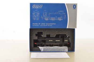 Lot 879 - Dapol 0 Gauge modern issue Ref: 7S-026-005 BR black Class 3F Jinty Tank Loco