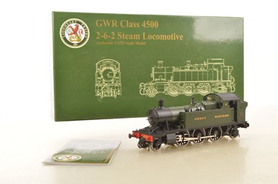 Lot 894 - Lionheart Trains 0 Gauge modern issue Ref: LHT-S-4501 2-6-2 GWR green Prairie Tank Loco class 45xx