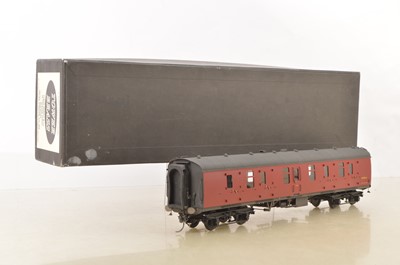 Lot 913 - Tower Models Brass (Sancheng - China) BR Mk1 Maroon Full brake coach