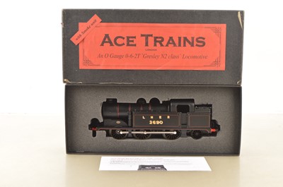 Lot 925 - Ace 0 Gauge Modern issue E/11 0-6-2 LNER lined black class N2 Tank Loco, 2/3 rail electric