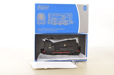 Lot 942 - Dapol 0 Gauge modern issue Ref 7D-008-004 BR black early Crest class 08 Diesel Shunter