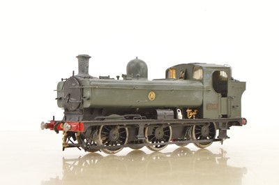 Lot 953 - Unknown make Kitbuilt 0 Gauge 0-6-0 Tank Loco GWR green Pannier Tank Loco