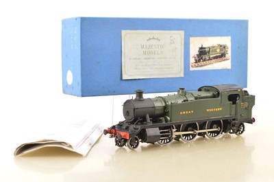 Lot 965 - Majestic Models 0 Gauge Kitbuilt 2-6-2 GWR green class 61XX Large Prairie' Tank Loco