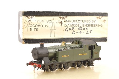 Lot 993 - D.A. Model engineering Finescale 0 Gauge kitbuilt 2-6-2 GWR green class 56XX Tank Loco