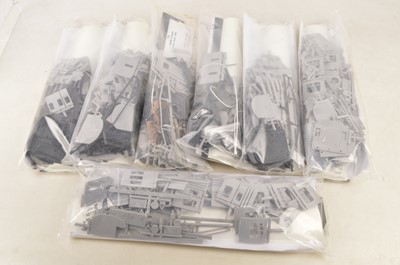 Lot 1017 - Ian Kirk 0 Gauge Finescale group of LMS coach kits (7)