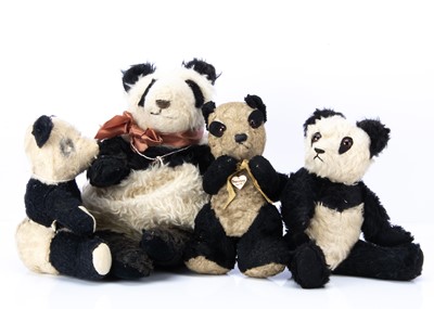 Lot 47 - Four British Panda bears