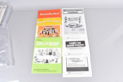 Lot 361 - Carry On Films Pressbooks / Campaign Books
