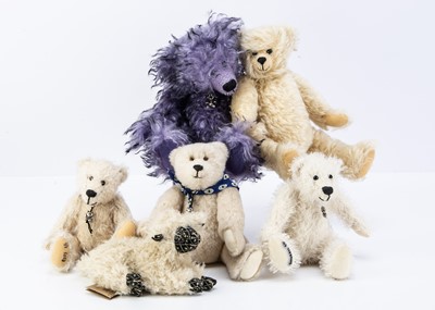 Lot 54 - Five A Better Class Of Bears teddy bears