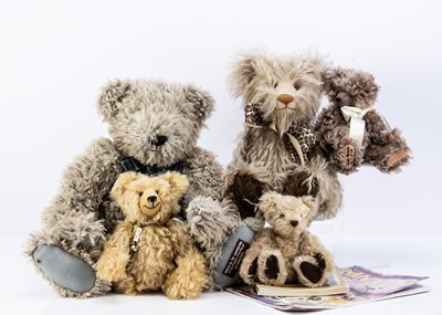 Lot 60 - Five artist teddy bears