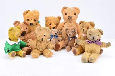 Lot 100 - Ten post-war British and Irish  teddy bears