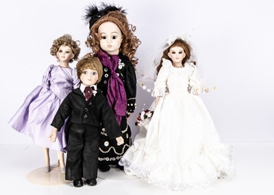 Lot 107 - Four artist dolls