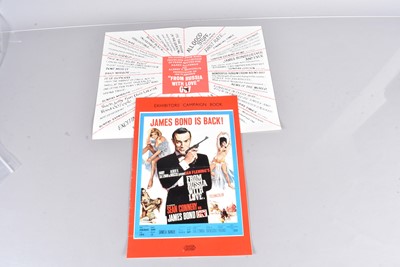 Lot 370 - James Bond / From Russia With Love Exhibitor's Campaign Book