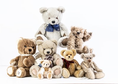 Lot 150 - Six artist teddy bears