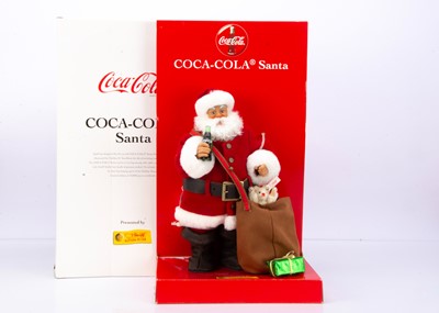 Lot 159 - A Steiff limited edition Coca-Cola Santa Claus