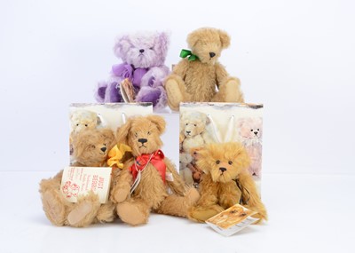 Lot 162 - Five artist teddy bears