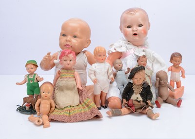 Lot 181 - Various celluloid dolls