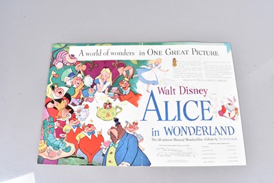 Lot 374 - Alice In Wonderland (1950s) Pressbook / Campaign Book